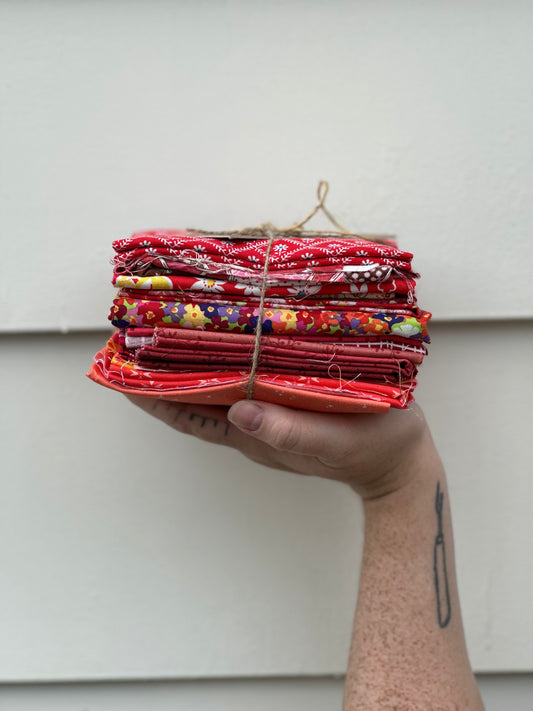 Red Fabric Bundle